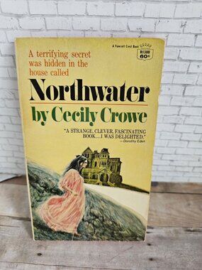 Vintage Gothic Novel Northwater by Cecily Crowe 1968 Romantic Suspense Rare HTF